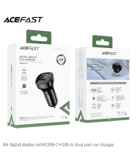 AceFast Fast Charge Car Charger B4 66W (1xUSB-C+1xUSB-A)